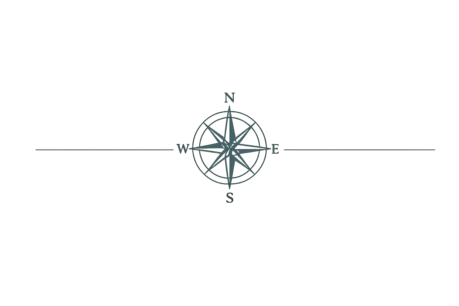 Compass Rose Divider